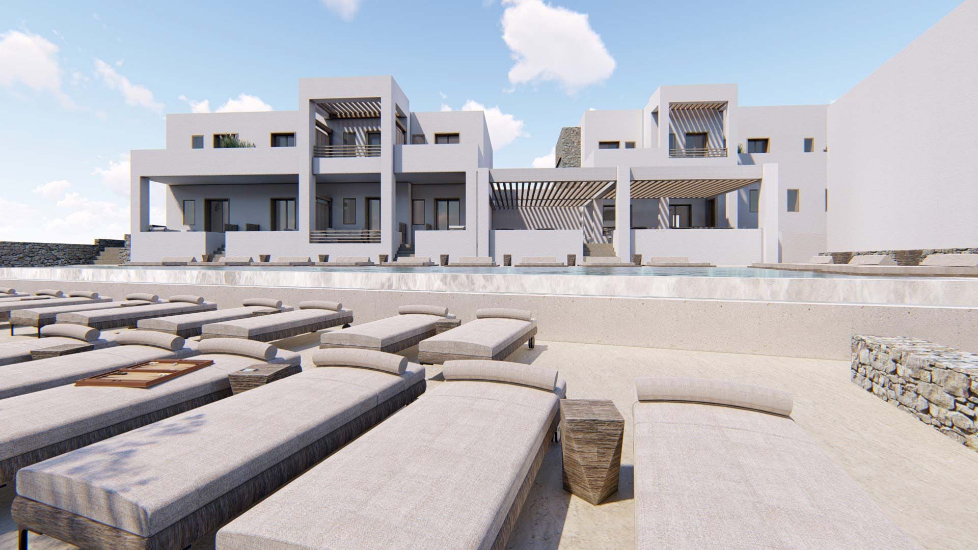 Study & Construction of a 5-star Hotel, Sotires, Paros