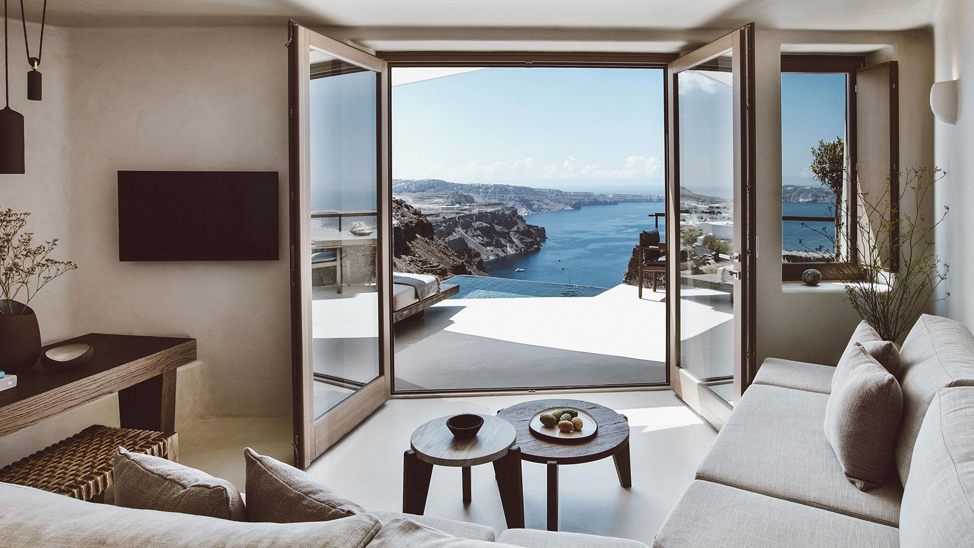 Construction of 3 Luxury Private Villas, Imerovigli, Santorini
