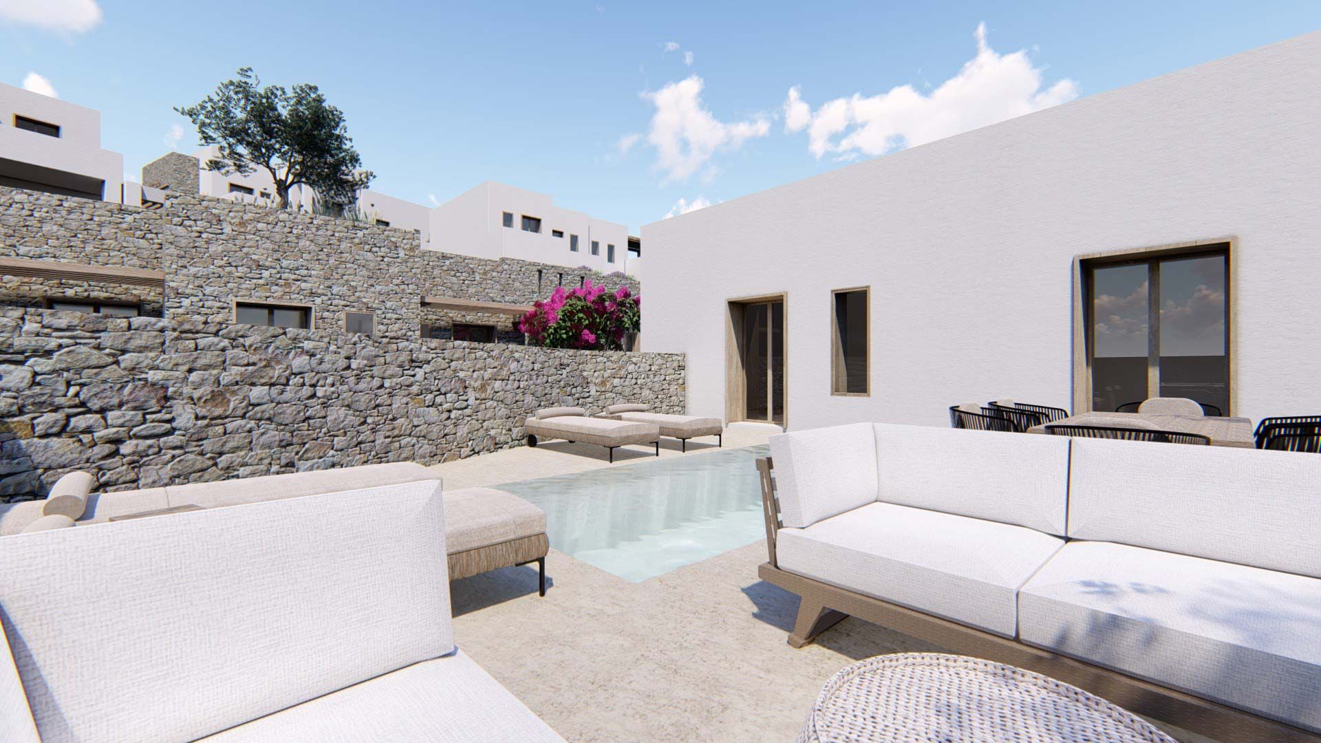 Study & Construction of a 5-star Hotel, Sotires, Paros