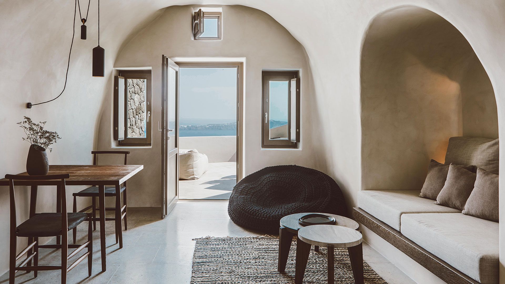 Construction of 3 Luxury Private Villas, Imerovigli, Santorini