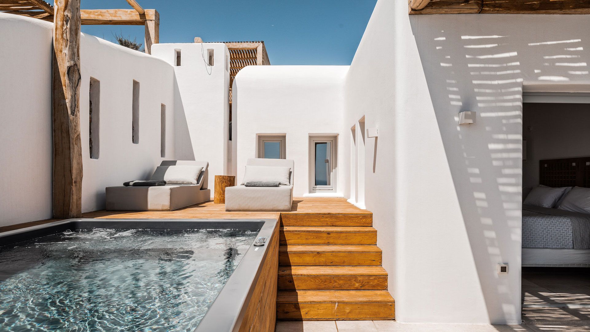 Μελέτη, Κατασκευή & Interior Design Βoutique Ξενοδοχείου, Άγιος Λάζαρος, Μύκονος