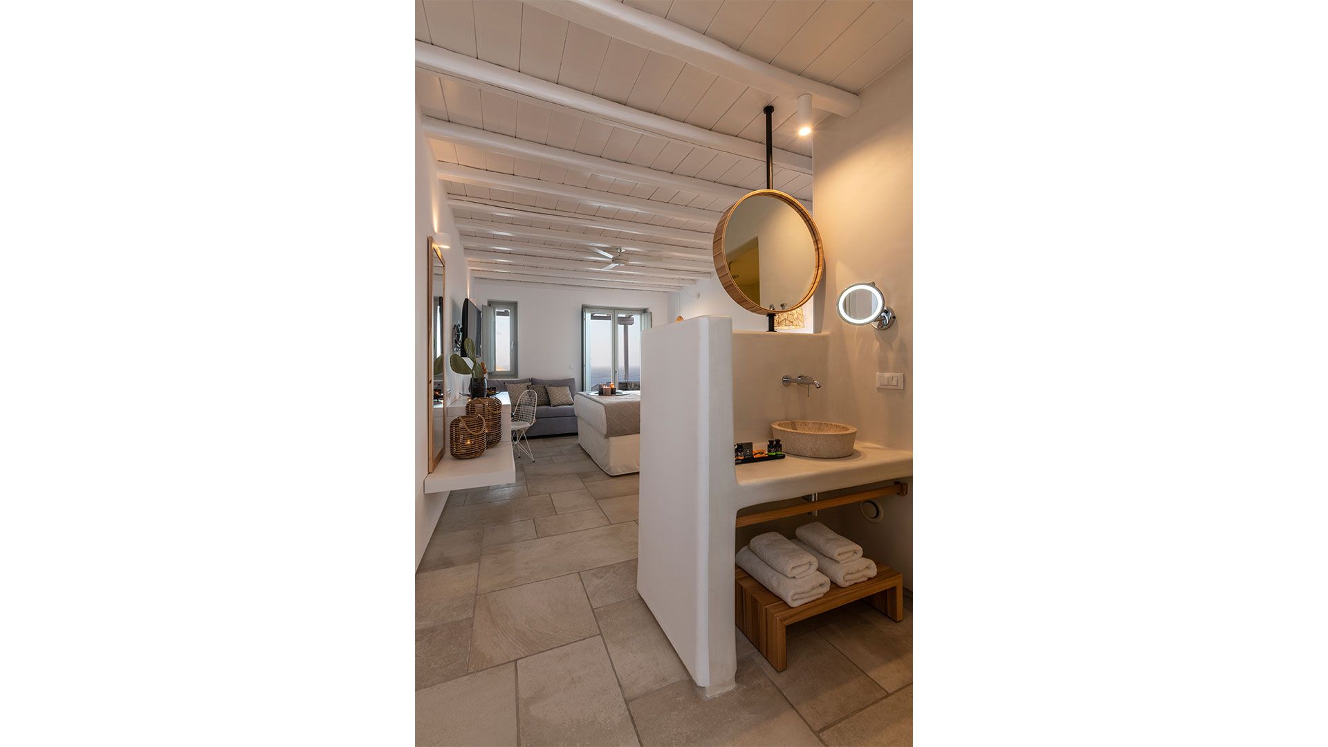 Μελέτη, Κατασκευή & Interior Design Boutique Ξενοδοχείου, Καλό Λιβάδι, Μύκονος