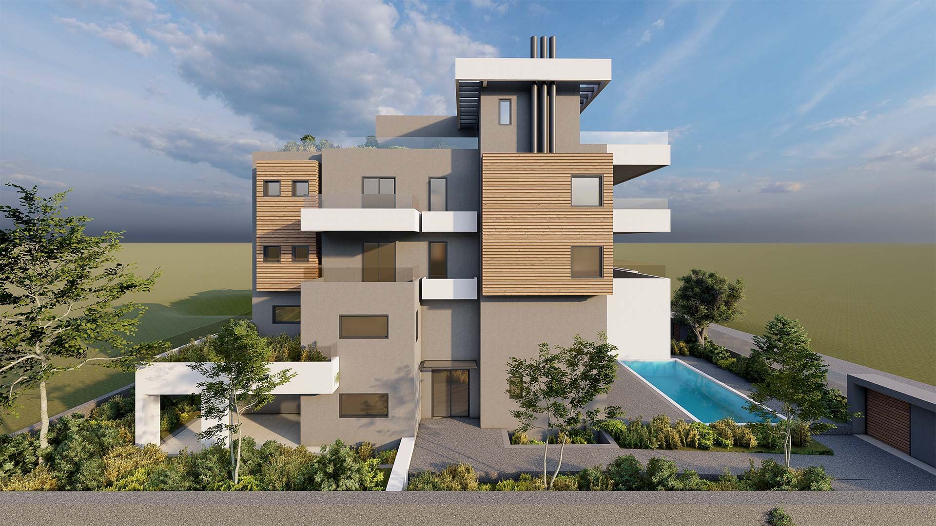 Μελέτη & Κατασκευή Συγκροτήματος Κτηρίων Κατοικιών, Κηφισιά, Αθήνα