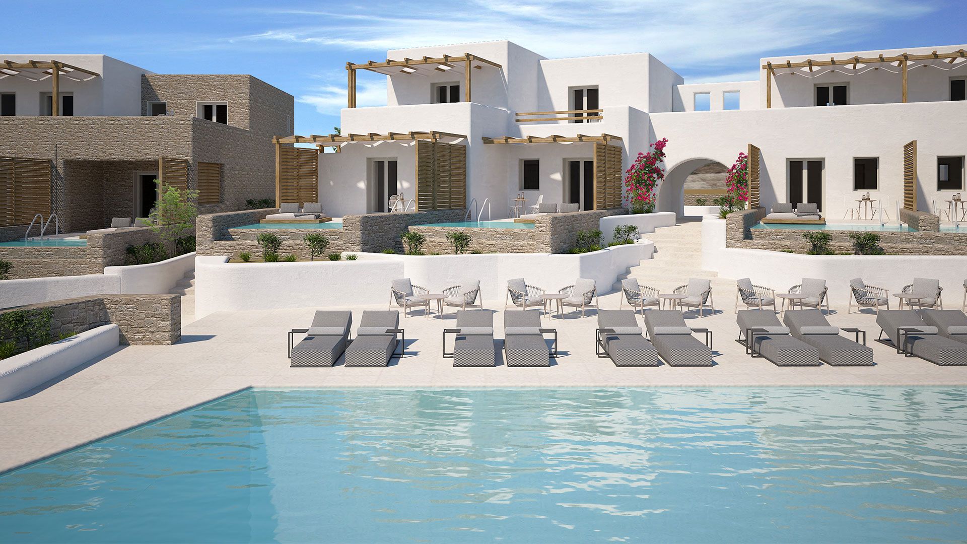 Study & Construction of a 5-star Ηotel, Parasporos, Milos